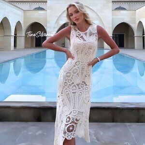 BLOGGER'S FAVE! Zara Crochet Dress Sz S NWT